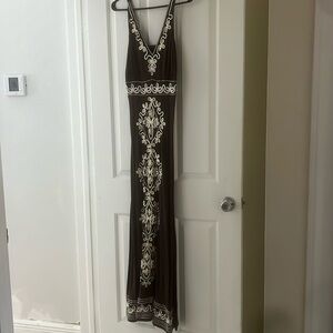 Beautiful INC dress with gems and cute pattern